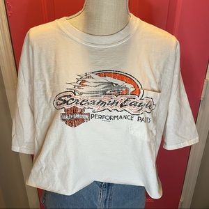 Harley Davidson Oversized Crop T-shirt